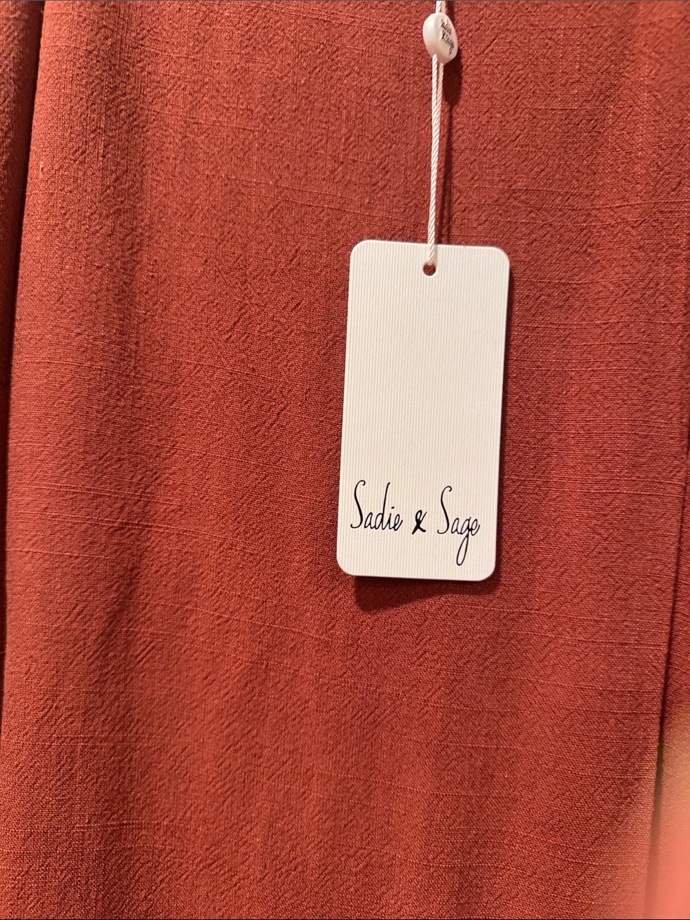 Sadie & Sage Terra Cotta Slip Dress - Picture 2 of 3